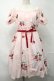 画像1: Ank Rouge / ストロベリー刺繍オフショルワンピース  ピンク S-25-09-04-031-CA-OP-HR-ZS (1)