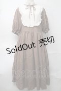 m petit by misako / ナシジムジキリカエワンピース 4L ブラウン S-25-09-04-037-LO-OP-AS-ZS