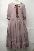 m petit by misako / AMレースアップワンピース 4L 中桃 S-25-09-04-038-LO-OP-AS-ZS