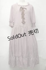 m petit by misako / AMレースアップワンピース 4L 中桃 S-25-09-04-038-LO-OP-AS-ZS
