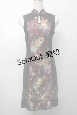 画像1: Ozz oneste / チャイナロングトップス  黒 S-25-09-05-033-OO-TO-AS-ZS