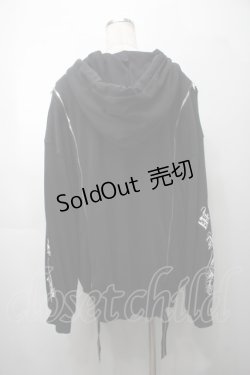 画像2: REFLEM / ドラゴン刺繍BIGパーカー  黒 S-25-09-05-038-PU-JA-HR-ZS