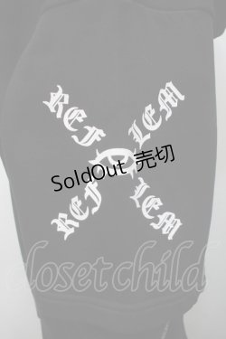 画像3: REFLEM / リングチェーン付きPK/フーディー/プルオーバーパーカー F ブラック S-25-09-05-039-PU-TO-SZ-ZS