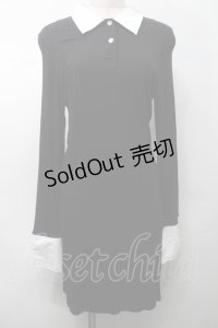 KILL STAR / バイカラーワンピース  黒ｘ白 S-25-09-05-040-SL-OP-HR-ZS