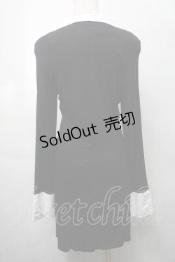 画像2: KILL STAR / バイカラーワンピース  黒ｘ白 S-25-09-05-040-SL-OP-HR-ZS