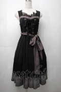 Ozz oneste / Fairy tale Roseジャンパースカート  黒 S-25-09-05-041-OO-OP-SZ-ZS