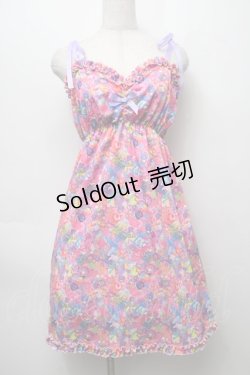 画像1: ６％DOKIDOKI / ベビードールワンピース  ピンク S-25-09-05-042-PU-OP-SZ-ZS