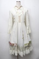 Ozz oneste / レイヤード風和チャイナワンピース  アイボリー S-25-09-05-045-OO-OP-SZ-ZS