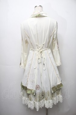 画像2: Ozz oneste / レイヤード風和チャイナワンピース  アイボリー S-25-09-05-045-OO-OP-SZ-ZS