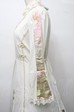 画像3: Ozz oneste / レイヤード風和チャイナワンピース  アイボリー S-25-09-05-045-OO-OP-SZ-ZS
