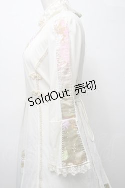 画像3: Ozz oneste / レイヤード風和チャイナワンピース  アイボリー S-25-09-05-045-OO-OP-SZ-ZS