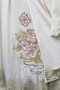 画像5: Ozz oneste / レイヤード風和チャイナワンピース  アイボリー S-25-09-05-045-OO-OP-SZ-ZS