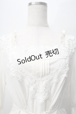 画像3: Ozz oneste / フロントレースデザイン2段袖ワンピース  アイボリー S-25-09-05-046-OO-OP-SA-ZS