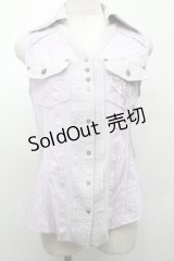 Rozen Kavalier / ノースリーブブラウス  ラベンダー S-25-09-05-007-OO-TO-AS-ZS