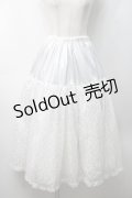 ALICE and the PIRATES / ロングレースペチコート  白 S-25-09-05-052-PA-SK-SZ-ZS