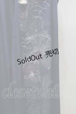 画像4: Ozz oneste / タッセルデザイン扇ハイウエストパンツ  青Ｘ白 S-25-09-05-053-OO-PA-SA-ZS