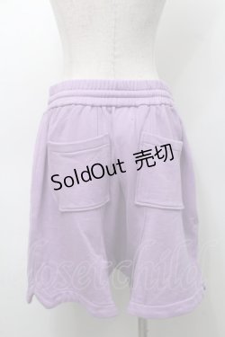 画像2: LAND by MILKBOY / スウェットショートパンツ  ラベンダー S-25-09-05-061-MB-PA-AS-ZT366