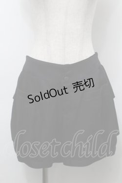 画像1: MIHO MATSUDA / フリルショートパンツ  黒 S-25-09-05-063-GO-PA-AS-ZS