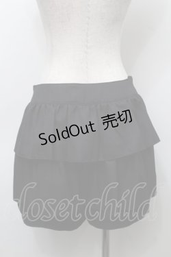 画像2: MIHO MATSUDA / フリルショートパンツ  黒 S-25-09-05-063-GO-PA-AS-ZS