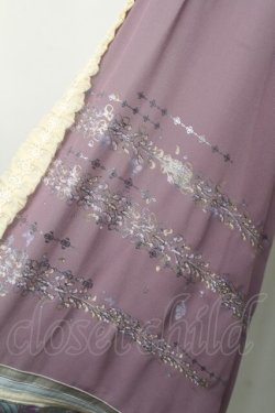 画像5: Ozz oneste / フラワー刺繍ハイネック着物袖ボレロ  パープル S-25-09-05-008-OO-BL-SA-ZS