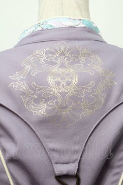 画像6: Ozz oneste / フラワー刺繍ハイネック着物袖ボレロ  パープル S-25-09-05-008-OO-BL-SA-ZS