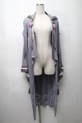 Ozz oneste / タッセルモチーフ着物袖カーディガン  サックス S-25-09-05-009-OO-TO-SA-ZS