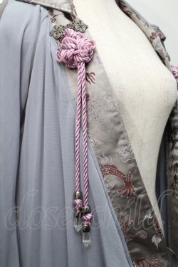 画像3: Ozz oneste / タッセルモチーフ着物袖カーディガン  サックス S-25-09-05-009-OO-TO-SA-ZS