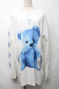 TRAVAS TOKYO / Furry bear　プリント ロングスリーブカットソー  オフ S-25-09-05-015-PU-TO-ET-ZS