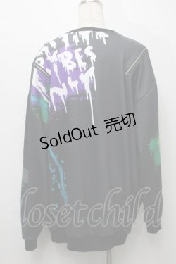 画像2: HYPER CORE / T-368 TAGGING MY SOULグラフィックTシャツ  黒 S-25-09-05-021-PU-TO-AS-ZS