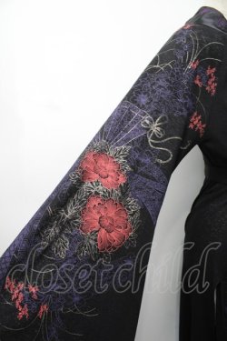 画像4: Ozz oneste / 着物風ロングカーディガン  黒 S-25-09-05-027-OO-TO-SZ-ZS