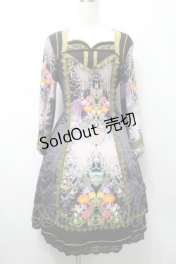 画像1: Ozz oneste / 和柄起毛ワンピース  マルチ S-25-09-05-029-OO-OP-OW-ZS