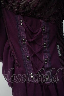 画像3: Ozz oneste / メッシュフリルボレロ  パープル S-25-09-05-030-OO-TO-SZ-ZS