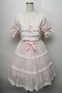 BABY,THE STARS SHINE BRIGHT / デザートワンピース(2007)  ピンク S-25-09-06-039-BA-OP-AS-ZT482