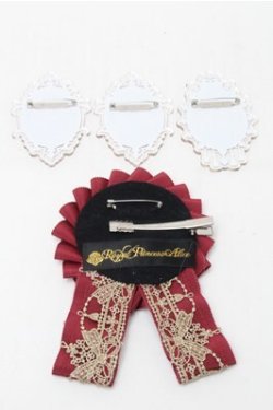 画像2: Royal Princess Alice / アクリルバッジロゼット  ワイン S-25-09-06-005-LO-ZA-AS-ZS