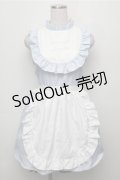 Swankiss / Dollyワンピース  サックスｘ白 S-25-09-06-044-CA-OP-HR-ZS