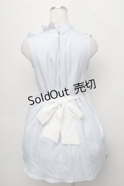 画像2: Swankiss / Dollyワンピース  サックスｘ白 S-25-09-06-044-CA-OP-HR-ZS