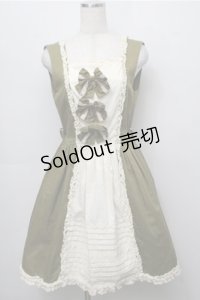 Innocent World / クラシカルリボンジャンパースカート（2005年）  グリーン S-25-09-06-047-IW-OP-HR-ZS