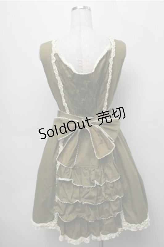 画像2: Innocent World / クラシカルリボンジャンパースカート（2005年）  グリーン S-25-09-06-047-IW-OP-HR-ZS (2)