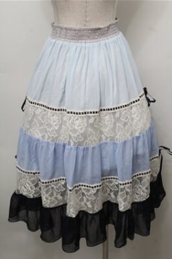 画像2: axes femme / スカート  サックス S-25-09-06-054-AX-SK-AS-ZS