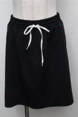 Candy Stripper / チェリーテープスカート  黒 S-25-09-06-058-PU-SK-AS-ZT366