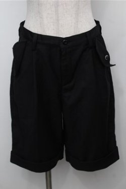 画像1: GOTH / ハーフパンツ  黒 S-25-09-06-059-GO-PA-HR-ZS