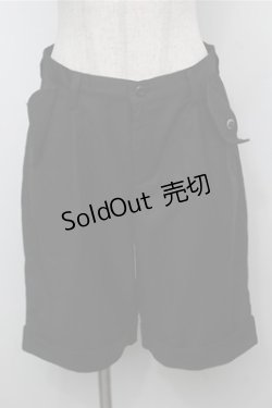 画像1: GOTH / ハーフパンツ  黒 S-25-09-06-059-GO-PA-HR-ZS
