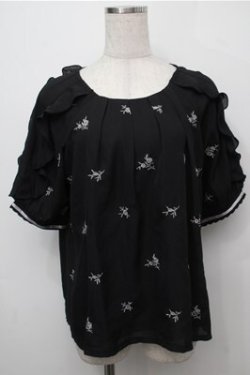 画像1: axes femme / トップス  黒 S-25-09-06-060-AX-TO-AS-ZS