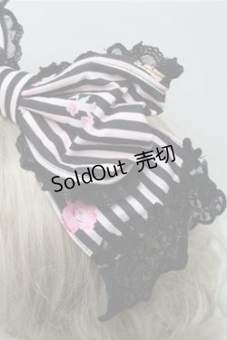 画像3: Angelic Pretty / ティアラローズカチューシャ  黒ｘピンク S-25-09-06-010-AP-AC-HR-ZS