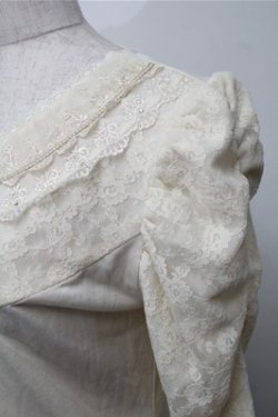 画像3: axes femme / マトン袖レースインナー  オフ S-25-09-06-019-AX-TO-AS-ZS