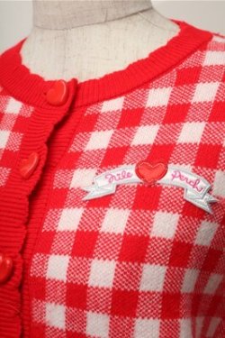 画像3: Nile Perch / ギンガムチェックカーデ  赤 S-25-09-06-020-LO-TO-AS-ZS