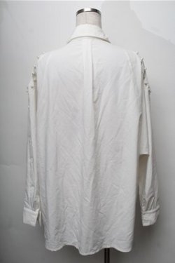 画像2: MA*RS / 肩開きパール長袖ブラウス  白 S-25-09-06-022-EL-BL-HR-ZS