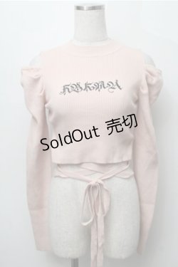 画像3: Ank Rouge / 刺繍リブトップス  ベージュ S-25-09-06-025-CA-TO-HR-ZS