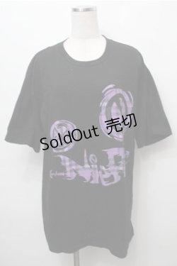 画像1: NieR Clothing / プリントTシャツ  黒 S-25-09-06-029-PU-TS-HR-ZS