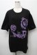 画像1: NieR Clothing / プリントTシャツ  黒 S-25-09-06-029-PU-TS-HR-ZS (1)